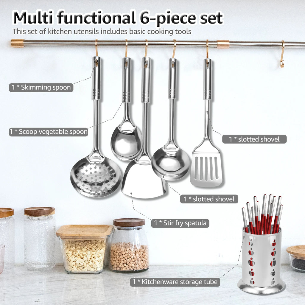 Stainless Steel Everyday Cooking Utensil Set