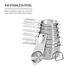 Stainless Steel Measuring Cup & Spoon Set