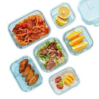 Divided Glass Meal Prep Containers