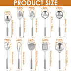 Stainless Steel Everyday Cooking Utensil Set