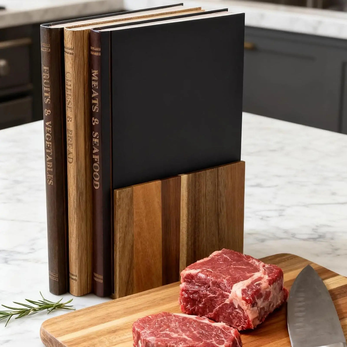 3-Piece Book-Style Cutting Board Set