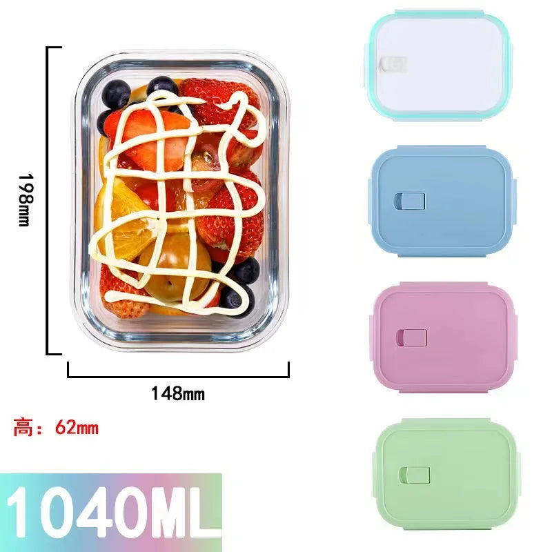 Divided Glass Meal Prep Containers