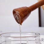 Glass Honey Jar with Wooden Dipper