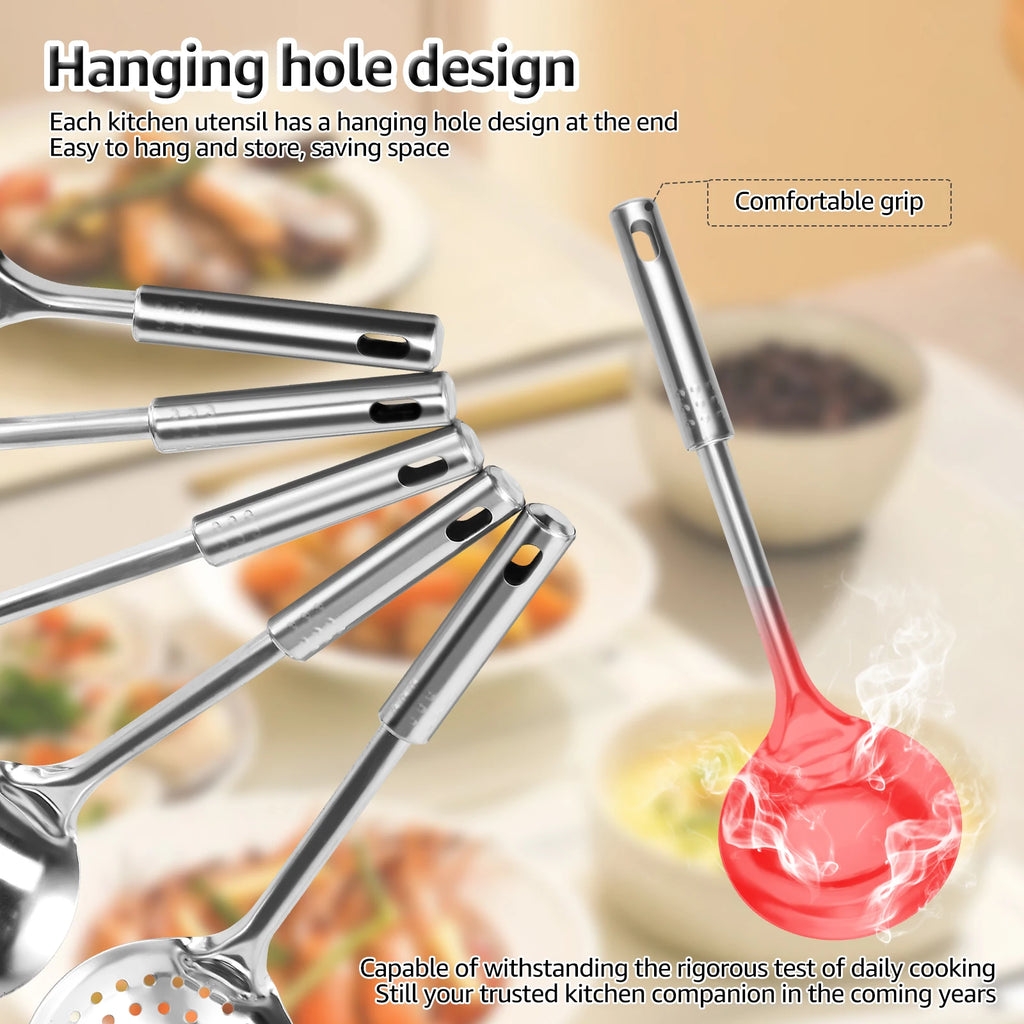 Stainless Steel Everyday Cooking Utensil Set