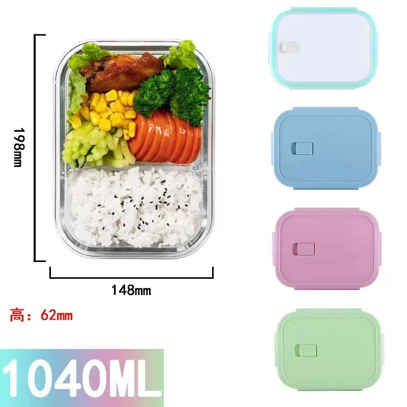 Divided Glass Meal Prep Containers