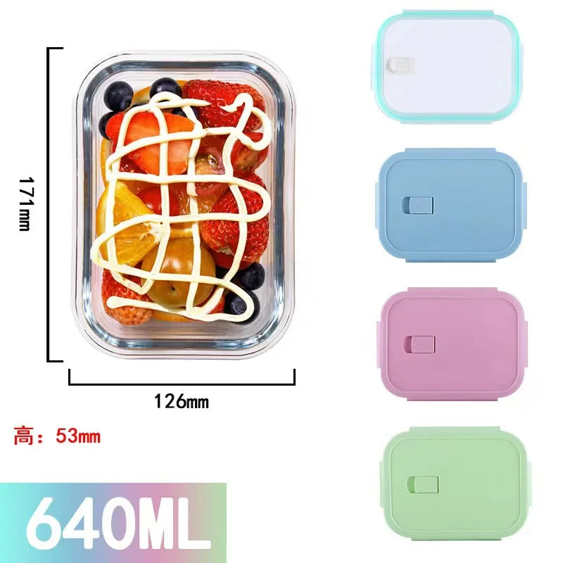 Divided Glass Meal Prep Containers