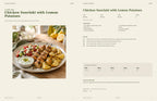 Sample recipe spread from Mediterranean Made Easy: Chicken Souvlaki with Lemon Potatoes dinner recipe with photo, ingredients, directions and nutrition